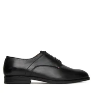 Półbuty męskie - Półbuty Tommy Hilfiger Hilfiger Thunit FM0FM05533 Czarny - miniaturka - grafika 1