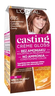 Loreal Casting Creme Gloss 635 Czekoladowy cukierek - Farby do włosów i szampony koloryzujące - miniaturka - grafika 1