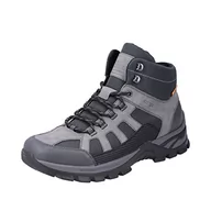 Buty trekkingowe męskie - Rieker Męskie buty trekkingowe B6832, szare, 45 EU - miniaturka - grafika 1