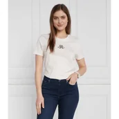 Koszulki i topy damskie - Tommy Hilfiger T-shirt REG VARSITY IMD NY C-NK SS | Regular Fit - miniaturka - grafika 1