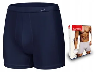 ﻿Bokserki męskie CORNETTE AUTHENTIC, granatowy, 4XL - Majtki męskie - miniaturka - grafika 1