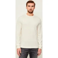 Swetry męskie - Calvin Klein Wełniany sweter Regular Fit - miniaturka - grafika 1