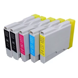 5x Tusz Brother LC1000 LC970 DCP-135C 150C MFC260C - Tusze zamienniki - miniaturka - grafika 1