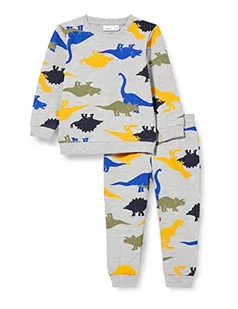 GUPPY BABY Chłopięcy Zbmlogan Ls Sweat Unb zestaw dres treningowy (opakowanie 2 szt.), Szary Melanż, 80 cm - Odzież sportowa dziecięca - miniaturka - grafika 1