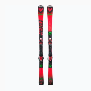 Narty zjazdowe Rossignol HERO ELITE ST TI K + NX12 czerwono-czarne RRLPH02 167 cm - Narty - miniaturka - grafika 1
