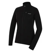 Bluzy sportowe damskie - Bluza damska Husky Alou L Rozmiar: S / Kolor: czarny - miniaturka - grafika 1