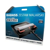 Pędzle i wałki - Zestaw malarski Blue Dolphin Badass 4 elementy - miniaturka - grafika 1