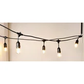 Lampy ogrodowe - Girlanda ogrodowa LED FIORI ozdobna 10m + 10 żarówek barwa ciepła na taras - miniaturka - grafika 1