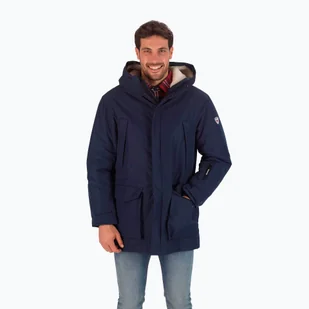 Kurtka zimowa męska Rossignol Parka dark navy - Sport OUTLET - miniaturka - grafika 1