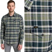 Koszule męskie - Lee REGULAR SHIRT Green BAWEŁNIANA ZIELONA KOSZULA W KRATĘ REGULAR FIT XL - miniaturka - grafika 1