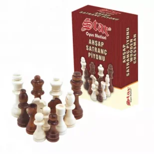 Wooden Chessmen No.5, szachy drewniane - Gry planszowe - miniaturka - grafika 1