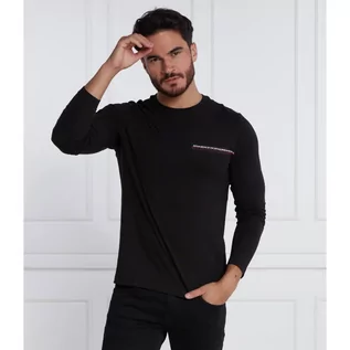 Koszulki męskie - Tommy Hilfiger Longsleeve SMALL CHEST MONOTYPE LS TEE | Slim Fit - grafika 1