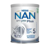 Mleko modyfikowane - Nestle NAN Optipro Plus 5 produkt na bazie mleka, w proszku po 2,5 roku życia 800g - miniaturka - grafika 1
