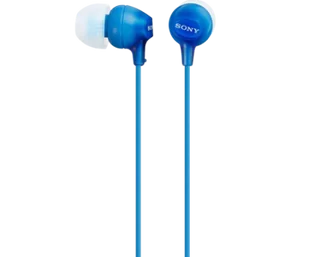 Sony MDR-EX15LPB niebieskie - Słuchawki - miniaturka - grafika 1