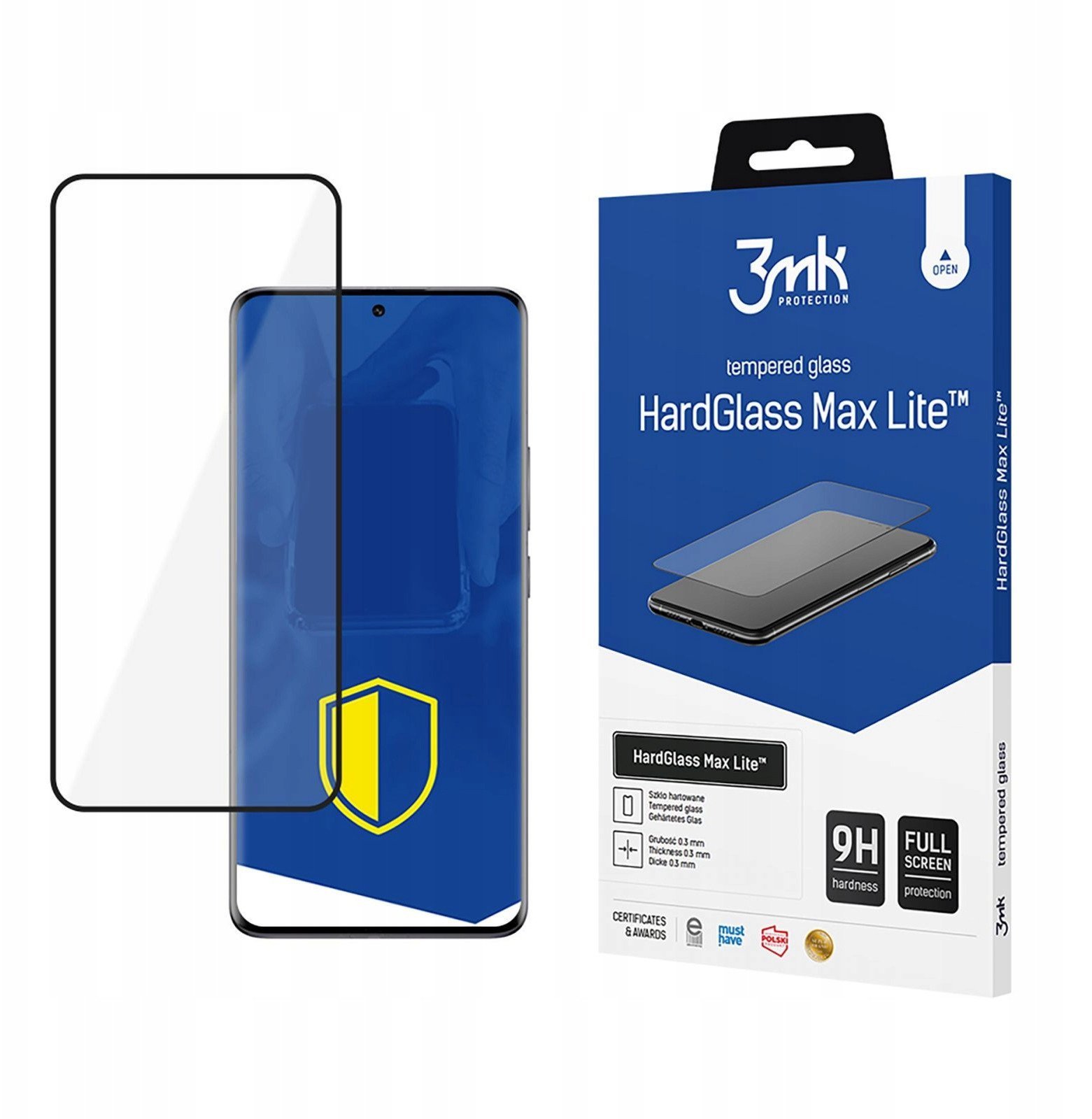 Redmi Note 13 Pro 4G/5G - 3mk HardGlass Max Lite Black