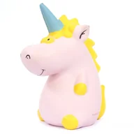 Zabawki sensoryczne - Gniotek Squishy Jednorożec Różowy Biały 16cm - miniaturka - grafika 1