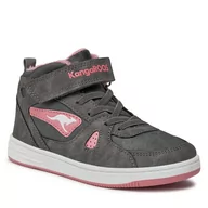 Buty dla dziewczynek - Trzewiki KangaRoos K-Cp Kalley II 18804 000 2082 Grey/Dusty Rose - miniaturka - grafika 1