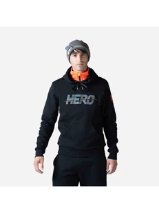 Bluza męska Rossignol Hero Hoodie czarny XL - Bluzy męskie - miniaturka - grafika 1