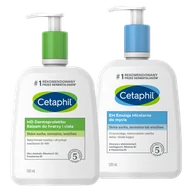 Kosmetyki do mycia twarzy - Cetaphil Zestaw kosmetyków: EM Emulsja Micelarna, 500 ml+ MD Dermoprotektor Balsam do twarzy i ciała, 500 ml - miniaturka - grafika 1