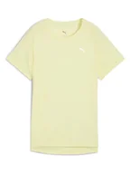 Koszulki sportowe damskie - Puma Koszulka "Velocity" w kolorze żółtym do biegania - miniaturka - grafika 1