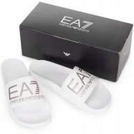 Klapki i japonki męskie - EA7 Emporio Armani Klapki Męskie 42 Gold XCP001 - miniaturka - grafika 1