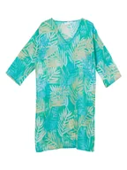 Bluzki damskie - Overbeck and Friends Tunika "Paloma" w kolorze turkusowo-zielonym - miniaturka - grafika 1