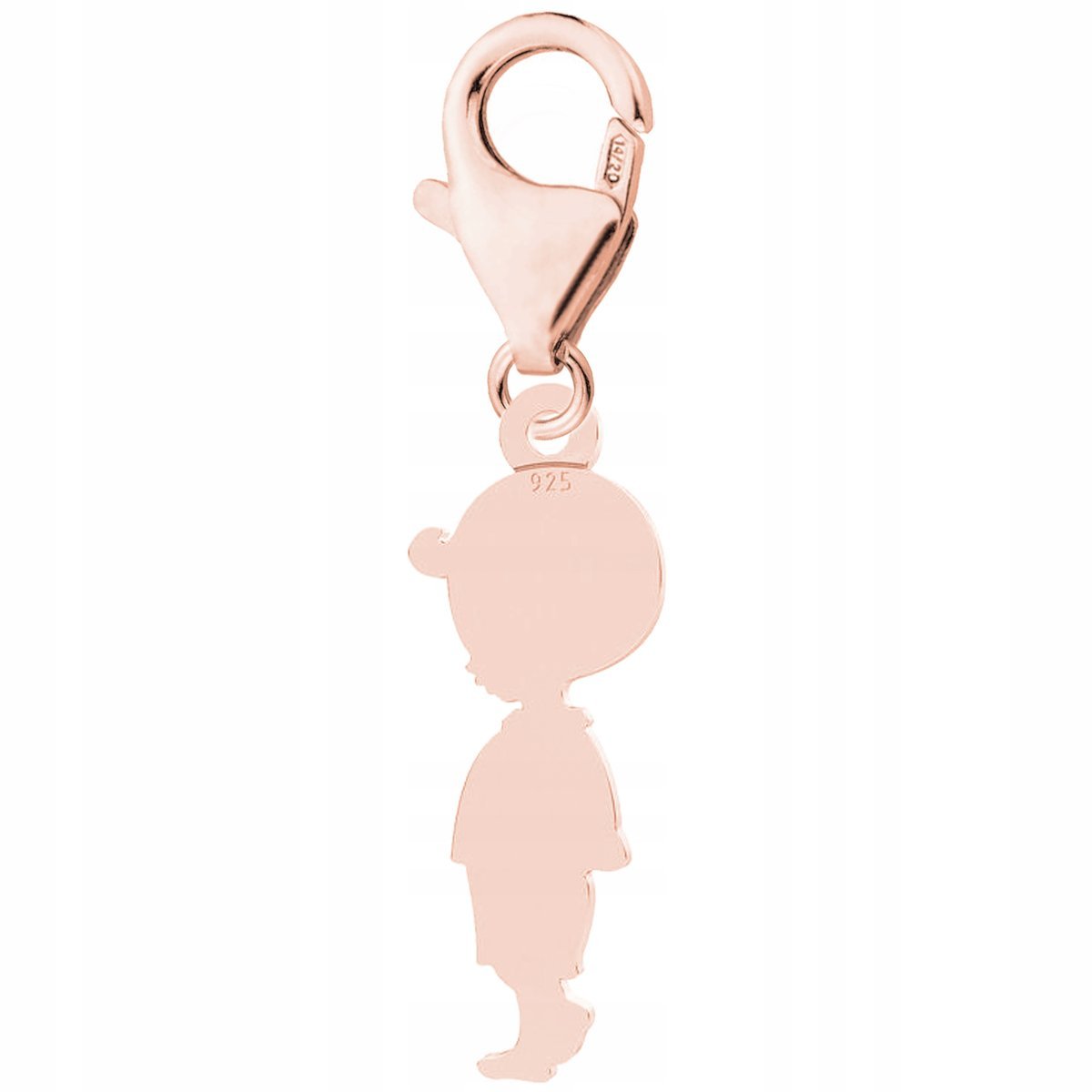 Zawieszka Pozłacana Chłopiec Dziecko Syn Rodzina Boy Family SREBRO 925