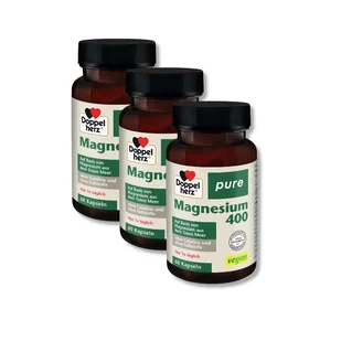 3x Doppelherz® pure Magnez 400, 3x60 kapsułek ZESTAW - Witaminy i minerały - miniaturka - grafika 1