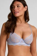 Biustonosze - Hunkemöller Nieusztywniany biustonosz z fiszbinami Isabelle Fioletowy - miniaturka - grafika 1