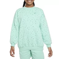 Bluzy dla dziewczynek - Nike NSW Clubcrew Bluza dziecięca Mixed - miniaturka - grafika 1
