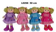 Lalki dla dziewczynek - Sun-day Lalka szmacianka 4 wzory 50 cm - miniaturka - grafika 1