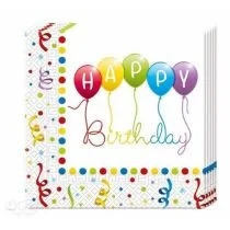 Godan Serwetka Pap 2warst 330x330 Go Happy Birt Op20sz - Dekoracje i nakrycia stołu na imprezę - miniaturka - grafika 2