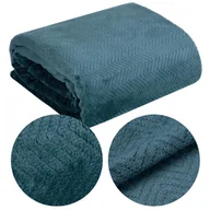 Koce i narzuty dla dzieci - Koc 170 x 210 Flanelowy Design Cindy5 Granat - miniaturka - grafika 1