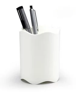 Durable Pojemnik na długopisy Trend - kolor biały - Przyborniki na biurko - miniaturka - grafika 1