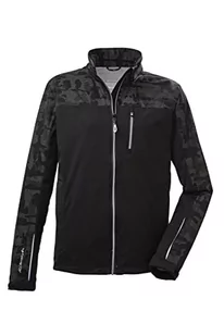 Killtec Męska kurtka softshell ze stójką, pakowana KOS 31 MN SFTSHLL JCKT, czarna, L, 38300-000 - Kurtki męskie - miniaturka - grafika 1