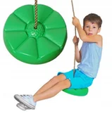 Place zabaw - Huśtawka siedzisko dla dzieci Kwiatek JF limonkowe - miniaturka - grafika 1