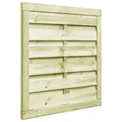 Akcesoria do ogrodzeń - vidaXL Furtka ogrodowa, impregnowana sosna, 100x100 cm, zielona 45315 - miniaturka - grafika 1