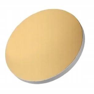 Podkład pod tort styrodur 24 cm okrągły złoty podkładka pod ciasto sztywny - Dodatki do ciast w proszku - miniaturka - grafika 1
