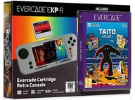 Konsole i gry retro - Konsola przenośna EVERCADE EXP-R + Taito Arcade 1 Szary - miniaturka - grafika 1