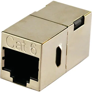Schwaiger 2 x RJ45 Srebrny - Adaptery i przejściówki - miniaturka - grafika 1