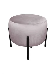 Pufa WILFRED MG VELVET jasnoróżowa - POLECA nas aż 98% klientów - ZAMÓW (91 822 80 56) - Fotele i pufy dla dzieci - miniaturka - grafika 1