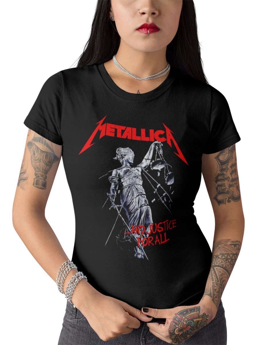 METALLICA T-Shirt Koszulka Damska AND JUSTICE FOR ALL rock metal XL