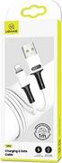 Kable USB - USAMS Kabel U52 lightning 2A Fast Charge 1m biały/ - miniaturka - grafika 1