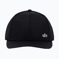 Czapki damskie - Czapka z daszkiem Alpha Industries Metal Label rep black/metalsilver WYSYŁKA W 24H 30 DNI NA ZWROT - miniaturka - grafika 1