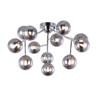 Maytoni Plafon LAMPA sufitowa DALLAS MOD545PL-12CH Maytoni szklana OPRAWA modernistyczna kule balls przydymione MOD545PL-12CH - Lampy sufitowe - miniaturka - grafika 1