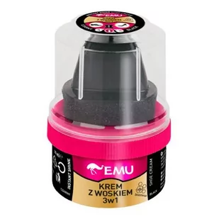 Emu Krem Z Woskiem Do Butów 3W1 Czarny, 50Ml - Środki do obuwia i ubrań - miniaturka - grafika 1