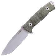 Noże - Nóż LionSteel M5 Green Canvas Micarta, Satin Blade Sleipner (M5 CVG) - miniaturka - grafika 1
