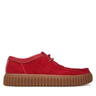 Półbuty męskie - Półbuty Clarks Torhill Low 26180908 Czerwony - miniaturka - grafika 1