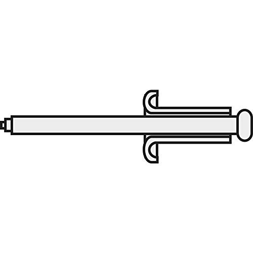 TOOLCRAFT Nity jednostronne DIN 7337 2 4x 6 10 szt