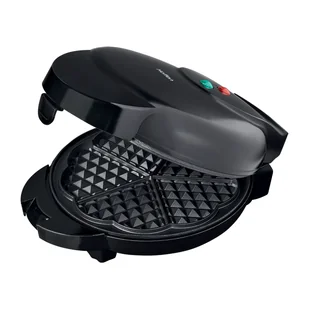 Hoffen 1200 W, 5 gofrów w kształcie serca, czarna - Gofrownice - miniaturka - grafika 1